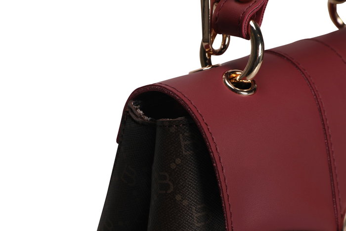 Lucky Bees Mochila 1214 v2 - Marrón, Rojo Claret